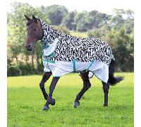 Shires Tempest Original Zebra ZEB-TEK Horse/Pony Fly Combo Rug, 5.0, Zebprt