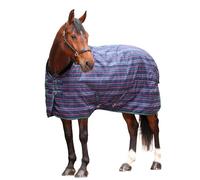 Shires Tempest Plus 100 Stable Rug - Navy Tartan 6ft3