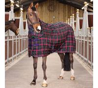 Shires Tempest Plus 100g Combo Stable Rug - Indoor Lightweight Horse Blanket - Green Print - Size: 6ft