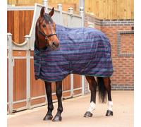 Shires Tempest Plus 100g Stable Rug - Indoor Horse Blanket - Navy Print - Size: 5ft 9inch