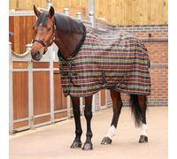 Shires Tempest Plus Lite Stable Rug - Green Tartan 6ft6