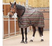 Shires Tempest Plus Lite Stable Rug - Green Tartan 6ft9