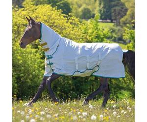 Shires Tempest Sweet Itch Fly Sheet - Horse Blanket - White - Size: 5ft 6inch