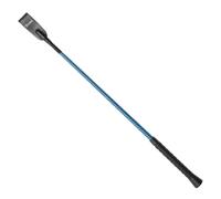 Shires Threaded Leather Horse Riding Whip - Navy/Bright Blue - 21in - Navy/Bright Blue