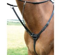 Shires Three Point Breastplate - Black - Size: Pony