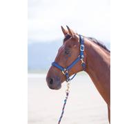 Shires Topaz Nylon Headcollar Navy - Extra Small Pony