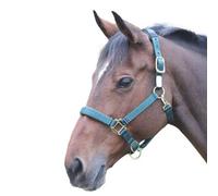 Shires Topaz Nylon Horse Headcollar Dark Green (Small Pony)