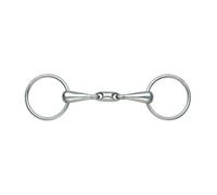 Shires Training Lozenge Horse Bit Metallic Silver (6In)