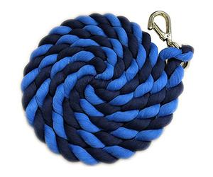 Shires Two Tone Headcollar Rope Navy/Blue