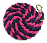 Shires Two Tone Headcollar Rope: Navy/Fuchsia