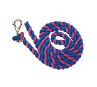 Shires Two Tone Horse Lead Rope Blue/pink (One Size)