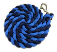 Shires Two Tone Horse Lead Rope Navy/blue (One Size)