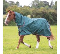 Shires Typhoon 0g Lightweight Combo Turnout Rug - Outdoor Lightweight Horse Blanket - Green - Size: 6ft