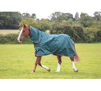 Shires Typhoon 0G Lite Combo Lightweight Horse/Pony Turnout Rug Green 5'6" / 66", Green