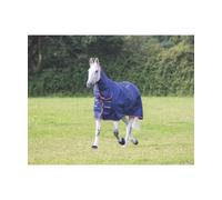 Shires Typhoon 100 Navy Combo Turnout Rug - 7'0"