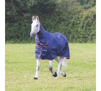 Shires Typhoon 100g Full Neck Combo Horse/Pony Turnout Rug in Navy 6'3" / 75", Navy