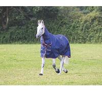 Shires Typhoon 100g Full Neck Combo Horse/Pony Turnout Rug in Navy 6'0" / 72", Navy