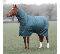 Shires Typhoon 200g Mediumweight Combo Turnout Rug - Green