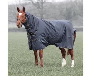 Shires Typhoon 50g Waterproof Lightweight Combo Turnout Rug - Black