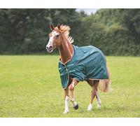 Shires Typhoon Lite Turnout Rug - Green 7ft0