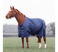 Shires Typhoon Lite Turnout Rug - Outdoor Horse Blanket - Navy - Size: 6ft