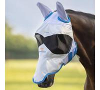 Shires Ultra Pro Fly Mask - White: Extra Full