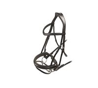 Shire Dressage Bridle Velociti with Flash – Black – Extra Full
