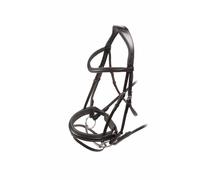 Shires Velociti Dressage Bridle with Flash - Black Extra Full