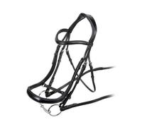 Shires Velociti Ergonomic Cavesson Bridle - Black - Full