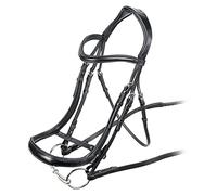 Shires Velociti Ergonomic Cavesson Bridle - Black Full