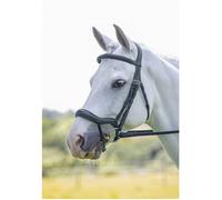 Shires Velociti Ergonomic Flash Noseband - Black - Pony