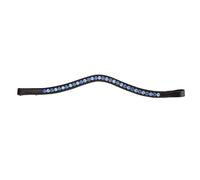 Shires Velociti GARA Blue Diamante Browband - Havana
