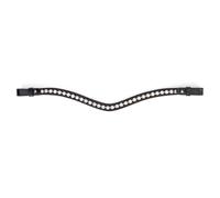 Shires Velociti GARA Iridescent Diamante Browband - Black