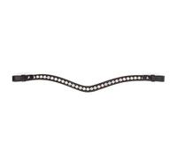 Shires Velociti GARA Iridescent Diamante Browband - Havana