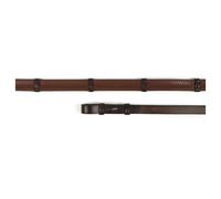 Shires Velociti Gara Pimple Contintental Reins Havana - 61 x 5/8