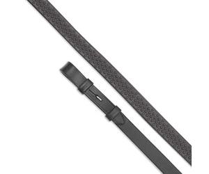 Shires Velociti GARA Soft Rubber Grip Reins - Black - Size: 54inch x 5/8 inch