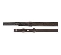 Shires Velociti GARA Tyre Grip Havana Reins for Horses - 48X1/2