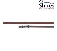 Shires Velociti Gara Tyre Grip Reins Havana - 48" x 5/8"