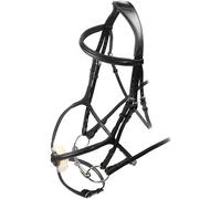 Shires Velociti RAPIDA Grackle Bridle in Black, Size Pony, Leather | Charlies