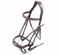 Shires Velociti RAPIDA Grackle Bridle in Brown, Size Pony, Leather | Charlies