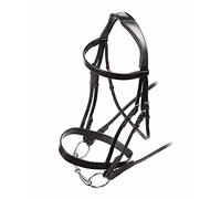 Velociti Rapida Hunter Cavesson Bridle - Extra Full · Havana