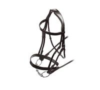 Velociti Rapida Hunter Cavesson Bridle - Extra Full · Havana