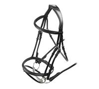 Shires Velociti Padded Raised Flash Bridle (Havana, Full)
