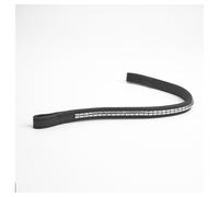 Shires Velociti RAPIDA Clincher Browband for Horses Black/Silver - Extra Full