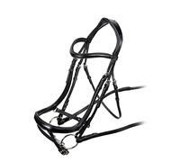 Shires Velociti Rapida Ergonomic Curved Flash Bridle (Pony, Black)
