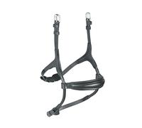 Shires Velociti Rapida Rolled Padded Cavesson Noseband (Full, Black)