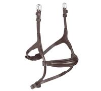 Shires Velociti RAPIDA Rolled Padded Cavesson Noseband - Havana - Full