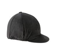 Shires Velvet Skull Cap Riding Hat Cover - Black - Size: Large