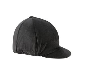 Shires Velvet Skull Hat Cover in Black, 3 Sizes Small, Black