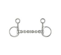 Shires Waterford Horse Hanging Cheek Snaffle Bit Silver (5In)